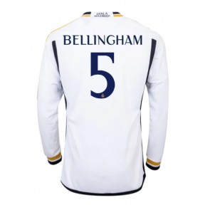 Real Madrid Jude Bellingham #5 Koszulka Podstawowych 2023-24 Długi Rękaw